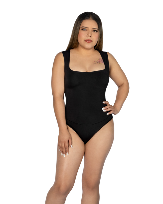 Mod 819 Body Reductor sin mangas escote cuadrado