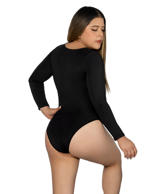 Mod 823 Body Reductor Escote tipo Barco manga larga