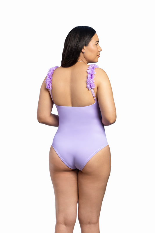 SW 902 TRAJE DE BAÑO TIRANTE DE FLORES