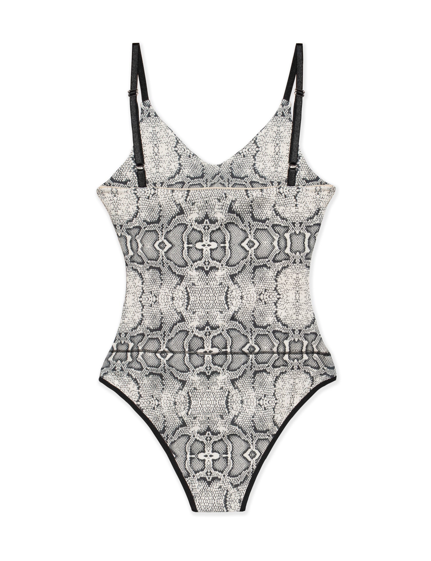 Mod 834 Body Reductor tirantes escote en V Animal Print