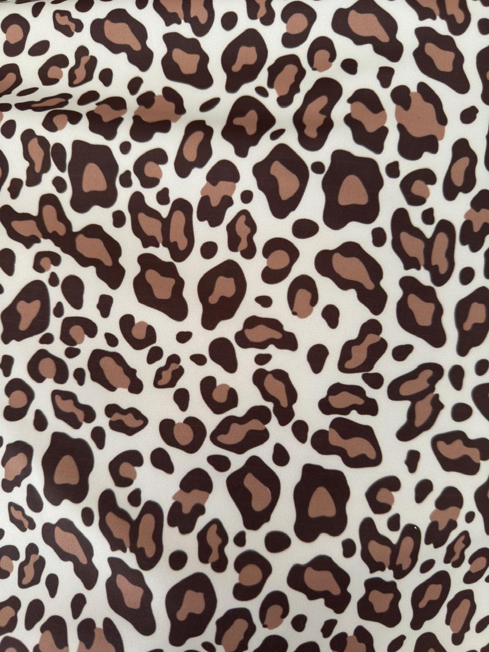 Mod 820 Body reductor tirante plisado Animal Print