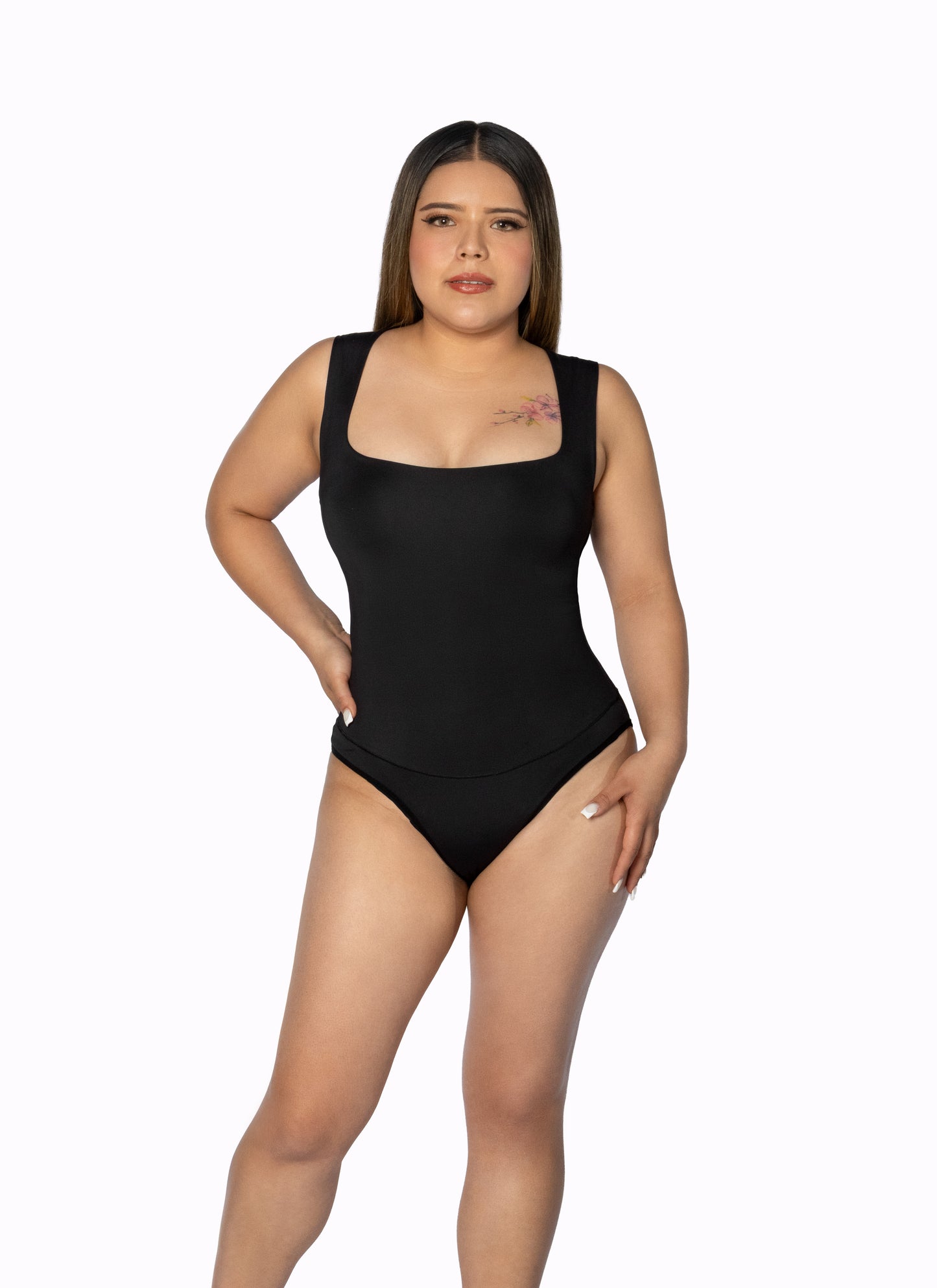 Mod 819 Body Reductor sin mangas escote cuadrado