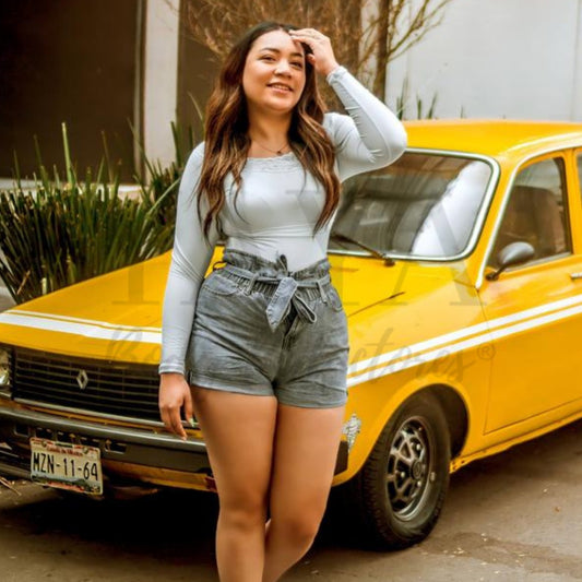 Mod 813 Body Reductor Strapless con Encaje