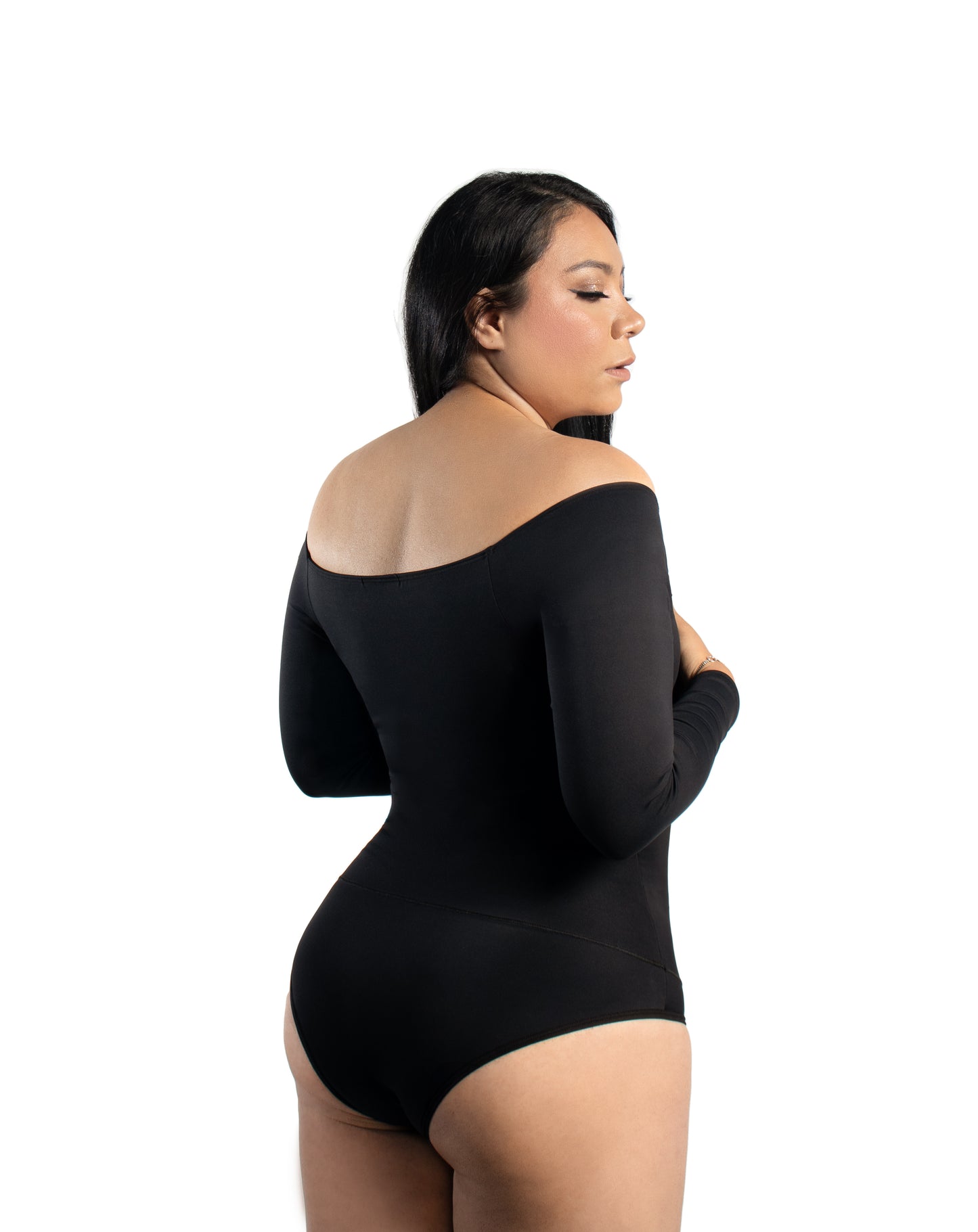 Mod 835 Body Reductor strapless manga larga