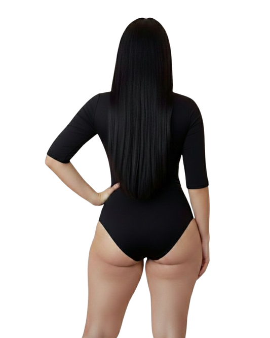 Mod 815 Body Reductor escote en v manga 3/4