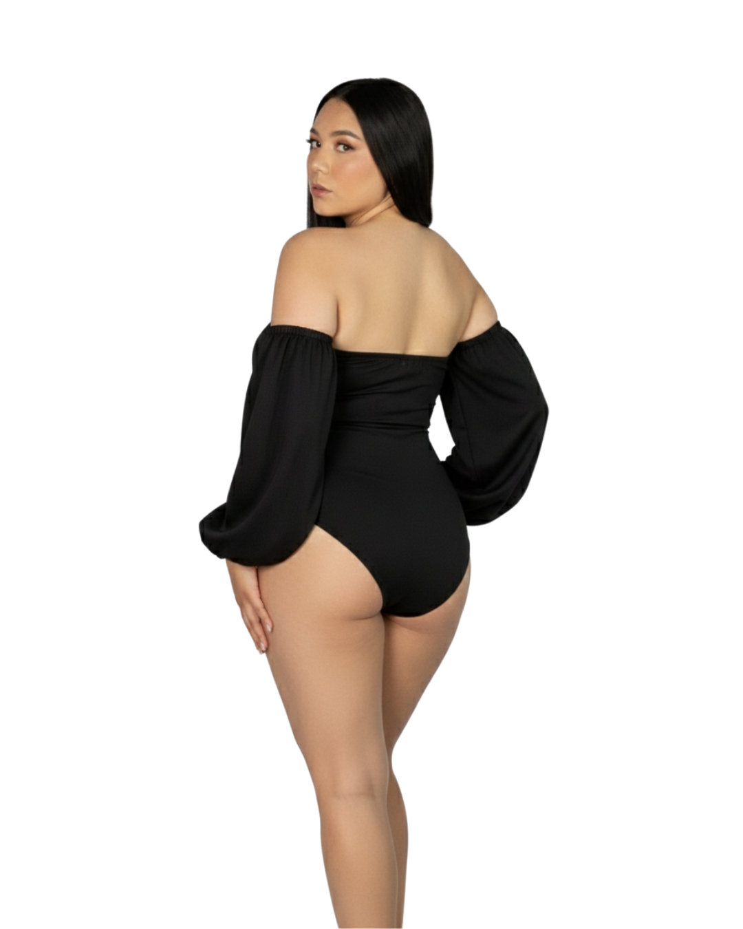 Mod 816 Body Reductor clásico sin copas Strapless manga globo