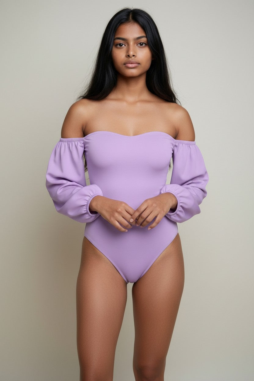 Mod 816 Body Reductor Strapless manga globo con copas