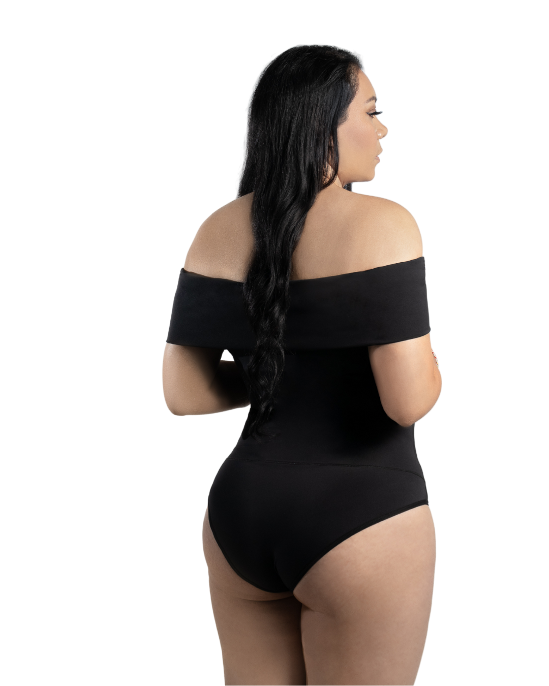 Mod 836 Body Reductor clásico sin copas hombros descubiertos doblado