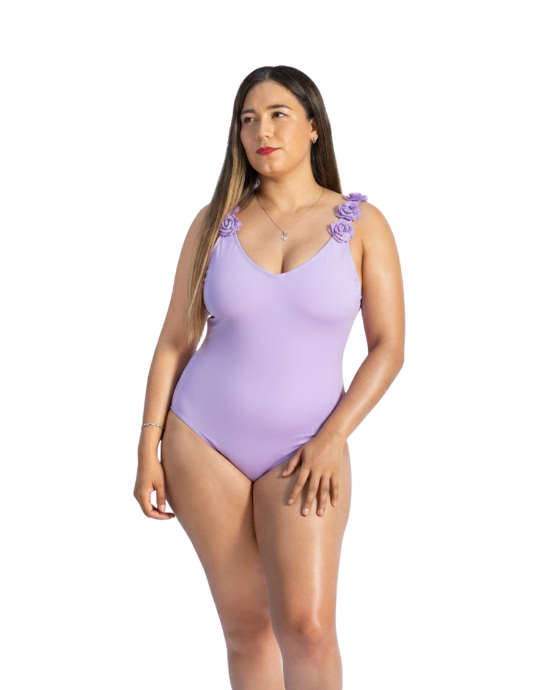 SW 902 TRAJE DE BAÑO TIRANTE DE FLORES