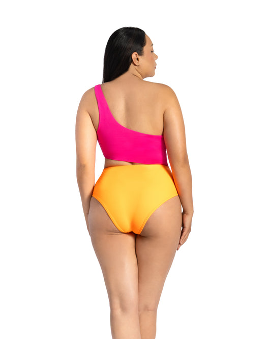 SW 915 TRAJE DE BAÑO ASIMÉTRICO BICOLOR